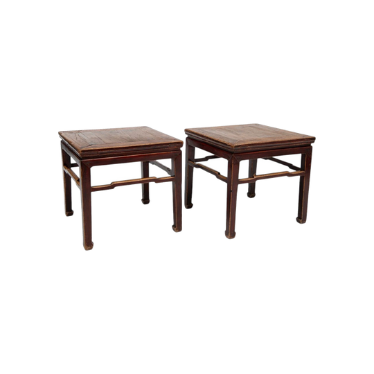 Large lacquered stools