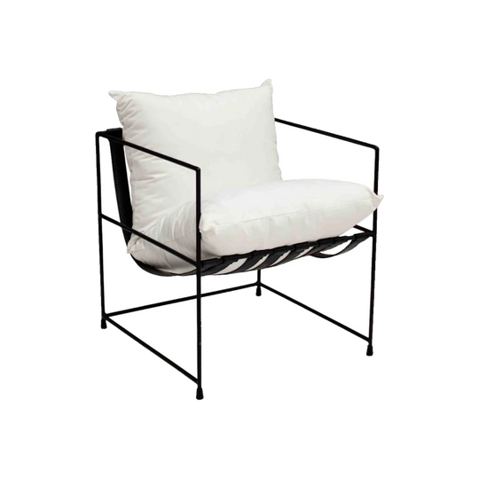 Lucull Sling Occasional Chair | Oxford White