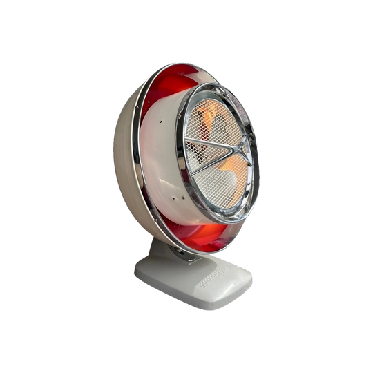 Morphy Richards Space Age Heat/Cool Desk Fan with Internal Light, 1950s, Restored, Made in England