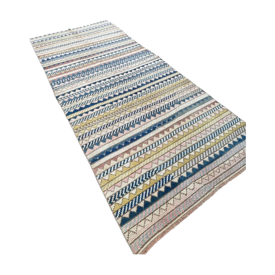 Ari Vintage Striped Runner Rug – 93 x 211 cm