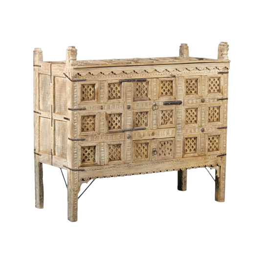 VINTAGE Indian Damchiya Cabinet - Eco Village Collection