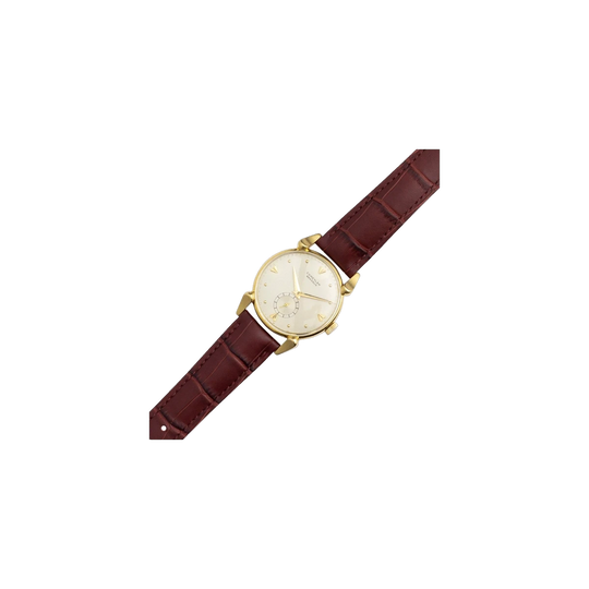 1950s C.H. Meylan Brassus 18k Yellow Gold Manual-Wind Watch, Ref. 624, 33 mm