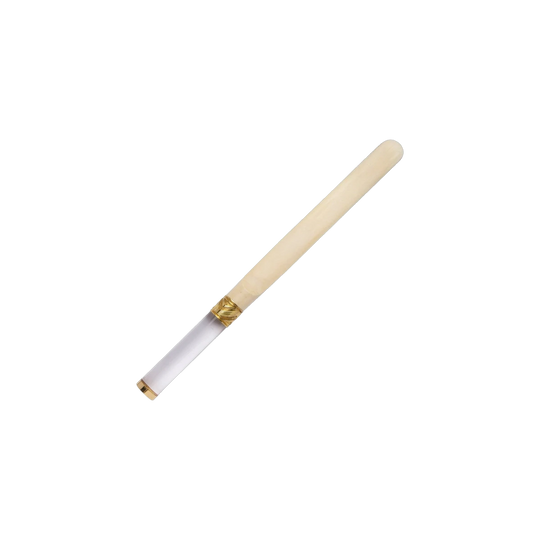 Rock Crystal, 18kt Gold and Ivory Paper Knife by G. Keller, Paris, Late 19th Century