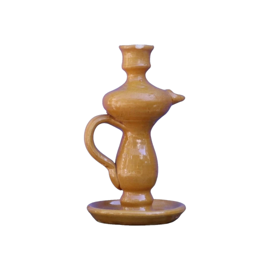 Glazed Earthenware Olive Pourer