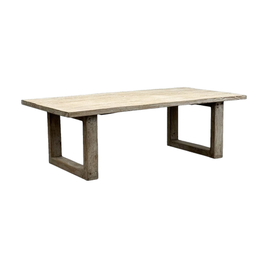 White Wash Elm Coffee Table.