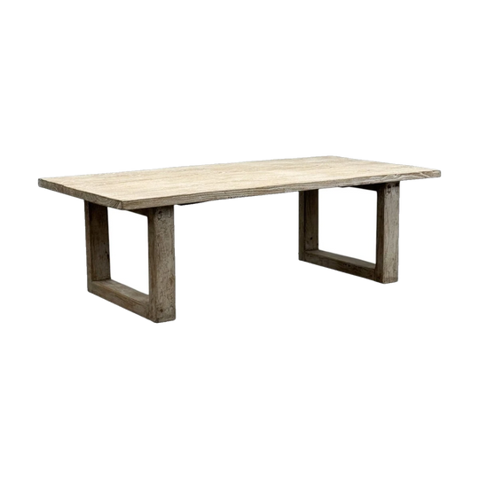 White Wash Elm Coffee Table.