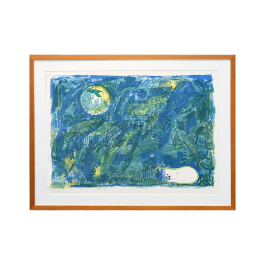 Charles Blackman OBE, Moonlight (Avonsleigh), Signed Limited Edition Screenprint