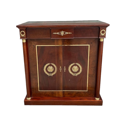 French Empire Mahogany Cabinet