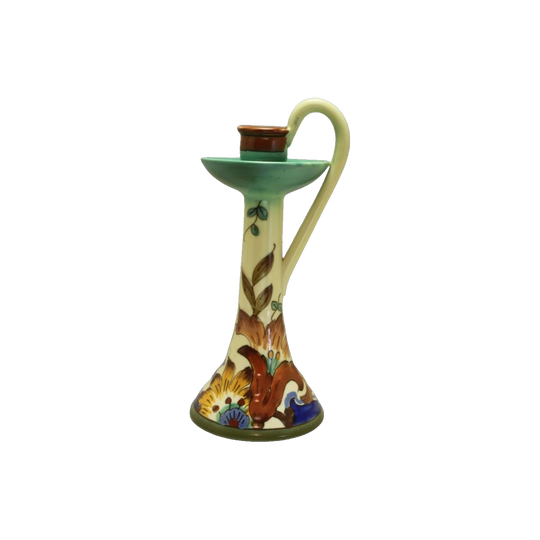 Gouda hand painted candlestick