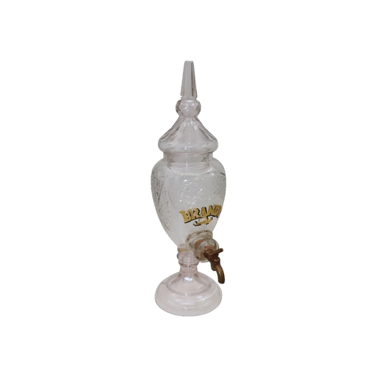 Cut glass brandy dispenser