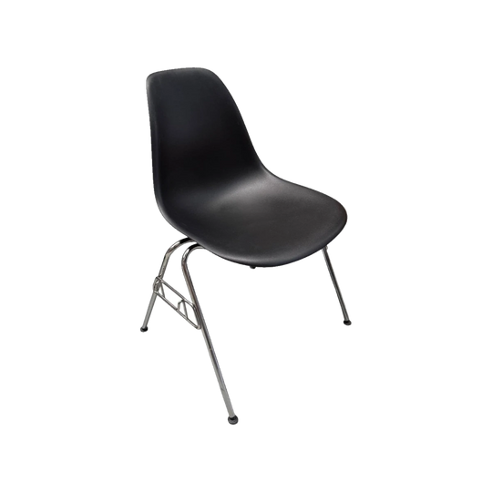Eames DSS Black Stacking Chair