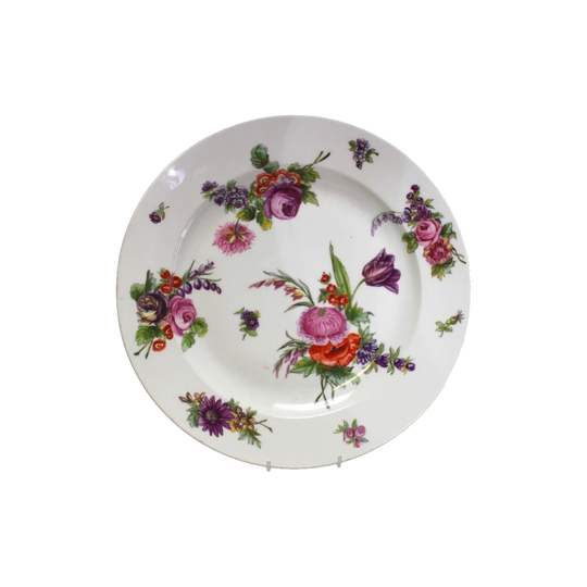 Large hand painted French porcelain platter