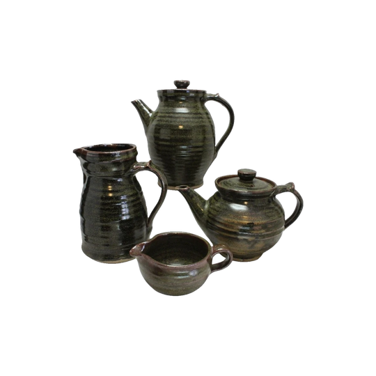 Harold Hughan 10 piece pottery tea or coffee set