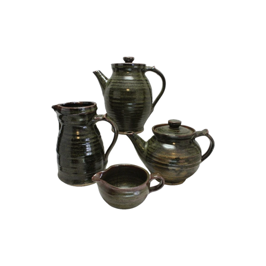 Harold Hughan 10 piece pottery tea or coffee set