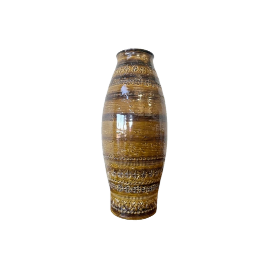 Large 1960s Bitossi Ceramic Vase by Aldo Londi, 30 cm H