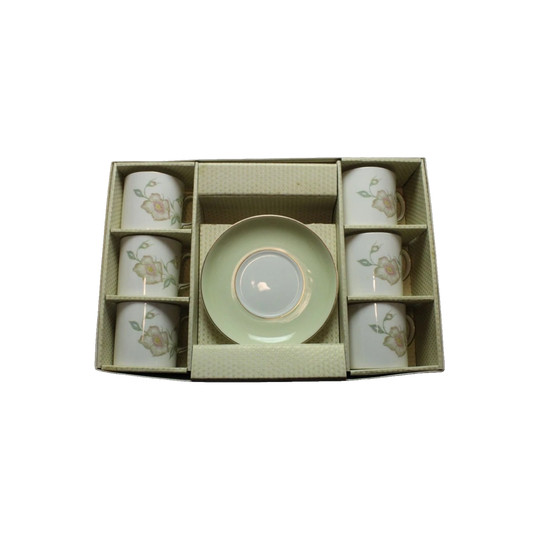 Susie Cooper boxed coffee set Wild Rose pattern