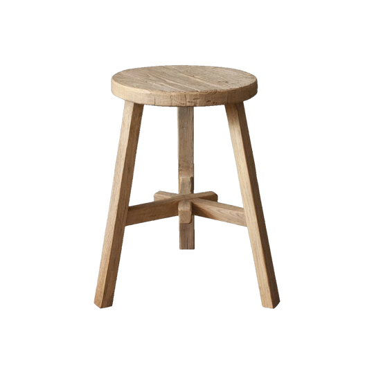 Cotswold Recycled Elm Round Stool
