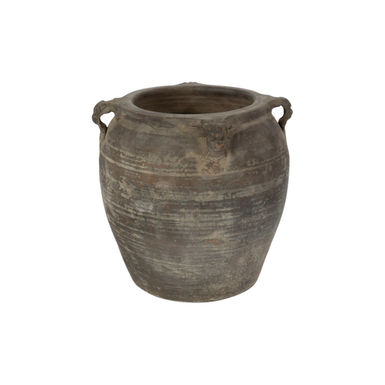Vintage Ceramic Tofu Pot with Handles