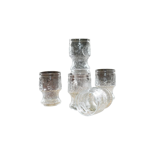 Vintage Fidenza Vetraria Tumblers. set of 6