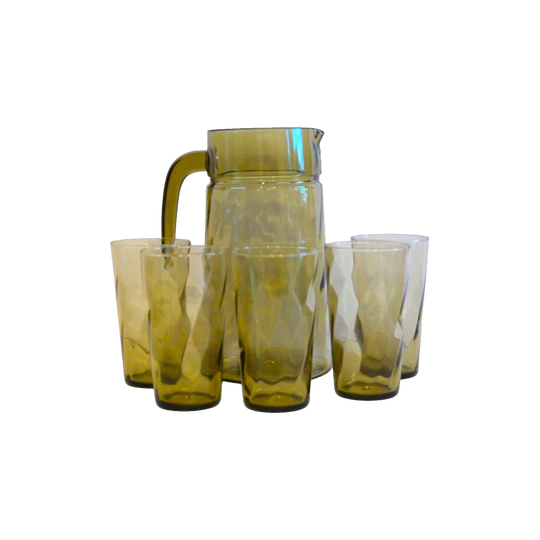 Vintage Smokey Grey Water Set