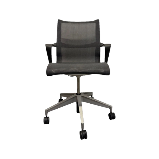 Herman Miller Setu Chair – With Arms / Graphite Grey
