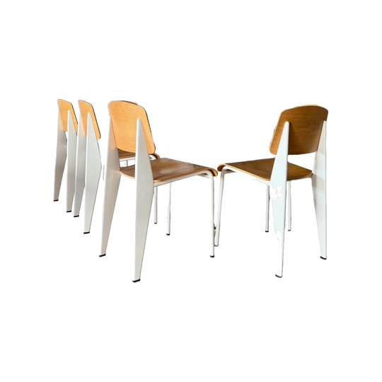 Jean Prouve Vitra standard dining chair