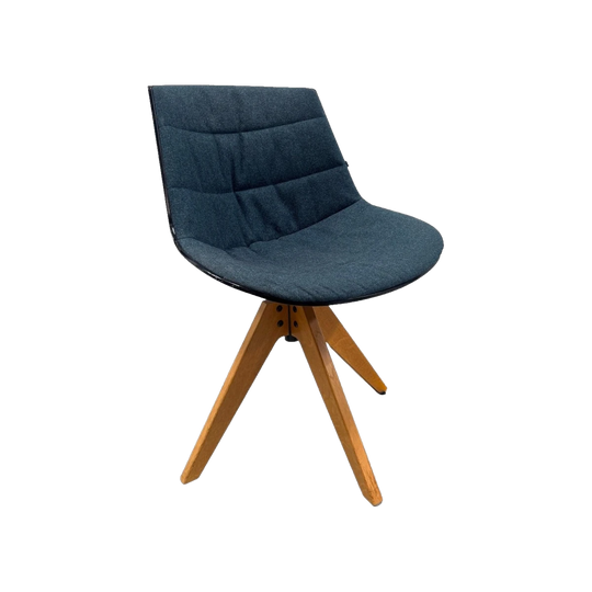 Chair FLOW CHAIR by Jean Marie Massaud for MDF Italia Dark Blue