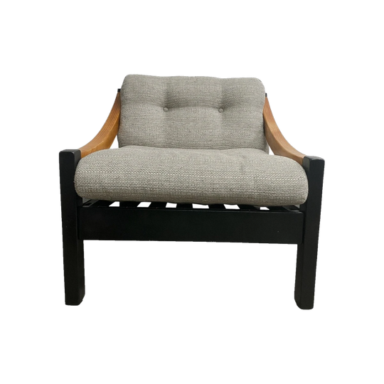 1970s Australian Mid-Century Armchair in the Style of Vico Magistretti