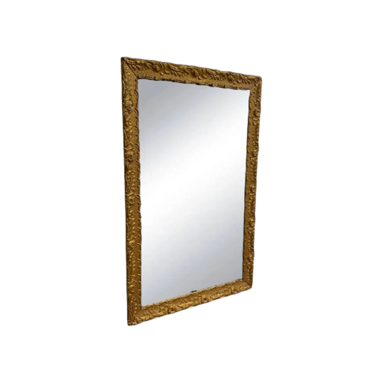 Early 20th Century Gilt Frame Mirror with Bevelled Edge Glass