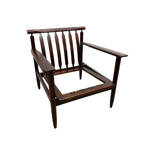 Mid-century Fully Restored Armchair – Price Includes Upholstery and New Cushions