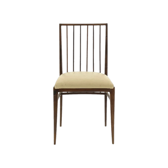 Giuseppe Scapinelli Brazilian Rosewood Dining Chairs, Set of Six, Original Upholstery, Brazil