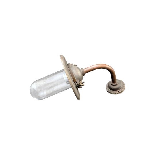 Davey Bronze and Copper Maritime Wall Light, Hand-Cast in England