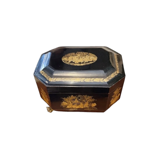 A Fine Quality Chinoiserie Tea Caddy