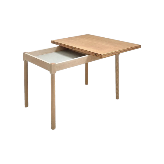 Børge Mogensen Model 4500 Flip-Top Coffee Table by Fritz Hansen in Beech