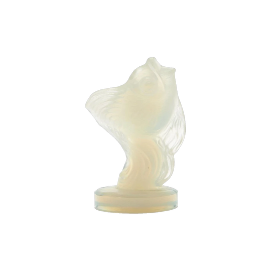 Sabino Opalescent Glass Pouisson Mouleck Fish, France, 1950s, 7.5 cm