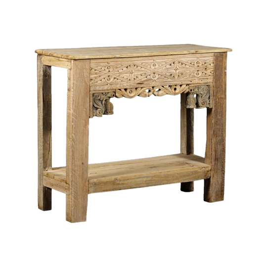 VINTAGE Indian Console Table - Eco Village Collection
