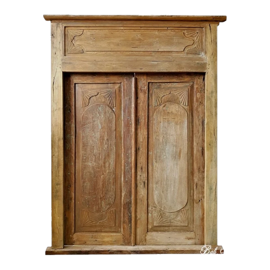 Balinese Vintage Recycled Teak Door - AF1