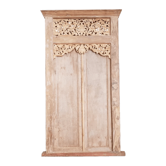 Balinese Original Rustic Teakwood Door - 15V