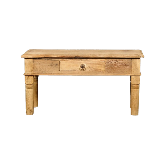 VINTAGE Indian Coffee Table in Natural