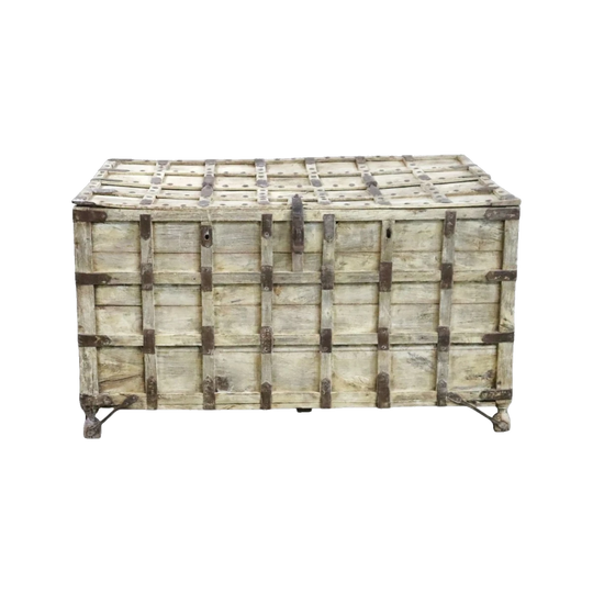 VINTAGE Indian Dowry Storage Trunk/ Chest