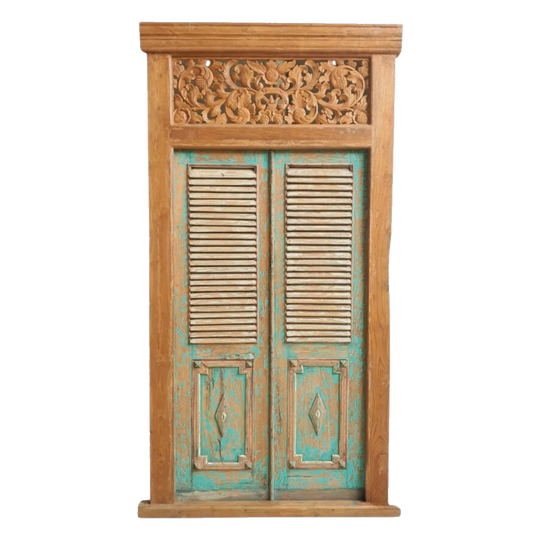 Balinese Recycled Teak Door - M6