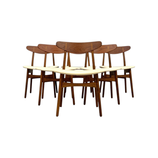 Set of 6 Hans Wegner CH30 Dining Chairs. Priced individually, sold as a set of 6.