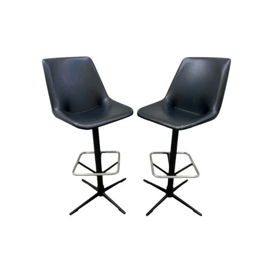 Pair of Mid-Century Swivel Bar Stools