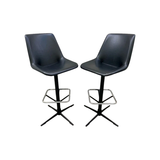 Pair of Mid-Century Swivel Bar Stools
