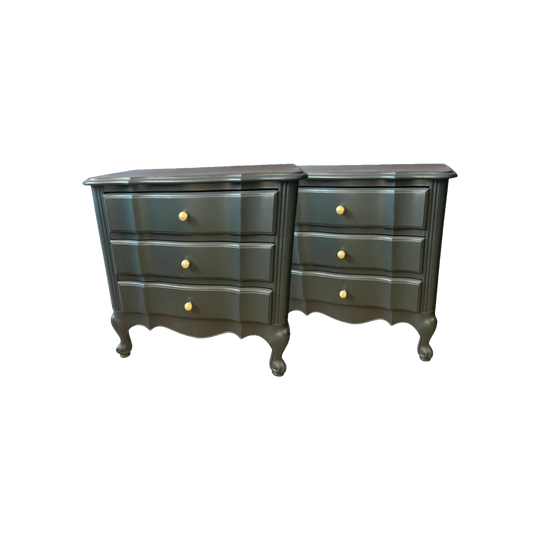 Berryman Furniture Mid-Century Modern Bedside Tables – Pair