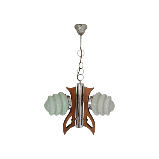Restored Rare MCM Retro Pendant Light