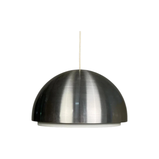 Vilhelm Wohlert for Louis Poulsen ‘Louisiana’ Pendant, Brushed Aluminium, 40 cm (1967 Design)