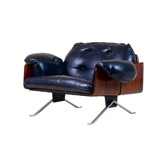 Jorge Zalszupin / Bertomeu - 1960’s Brazillian 'Club' Chair, 1960's Brazil.