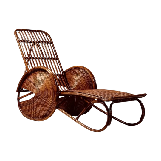 Pencil Reed Chaise Lounge, 1950’s Brazil.