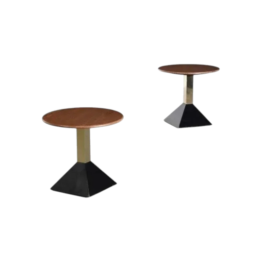 Custom  'Gucci Store' side Tables, 1980's Italy.